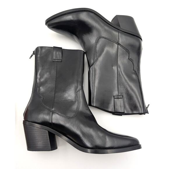 DV by Dolce Vita Imana Pointed Toe Western Boots Women's Black Size US8.5 EU39 - Picture 7 of 10